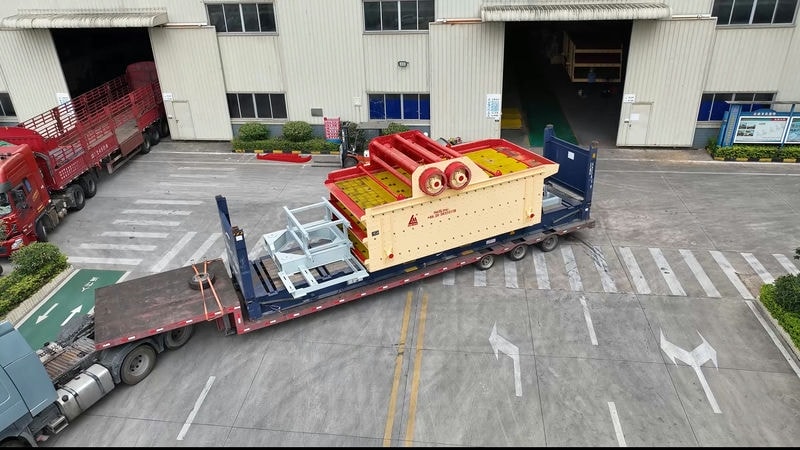 Large Leimeng vibrating screen for Tanzania crushing and screening project