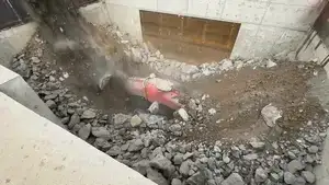 كسارة دوارة هيدروليكية ثقيلة