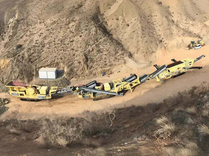 مشروع محطة تكسير متحركة في قانسو