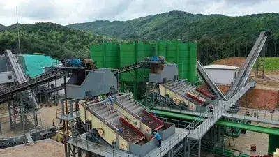 غربال اهتزازي مستخدم في مشروع Jintai Mining في جيانغشي